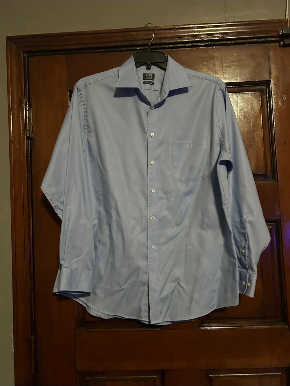 Joseph Abboud Light Blue Men's Dress Shirt with Chest Pocket